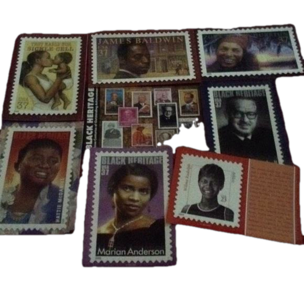 Black Heritage Set of 8 Postcards